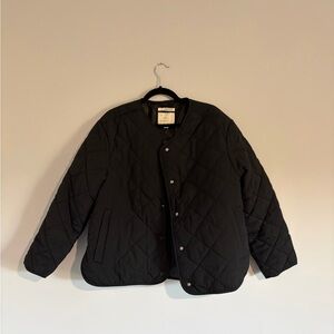 Black Quilted Women’s  Jacket